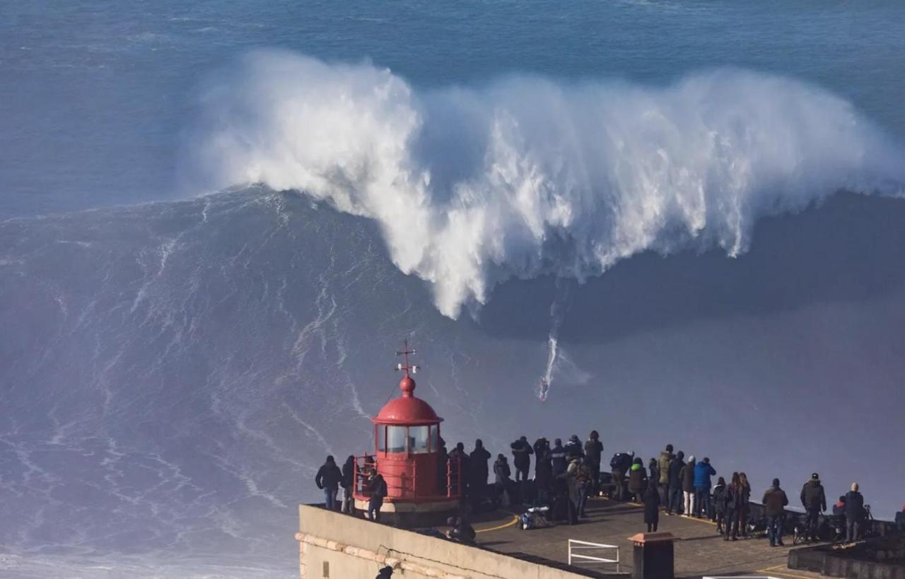 Appartamento Casa Na Onda Subvila Nazaré Esterno foto